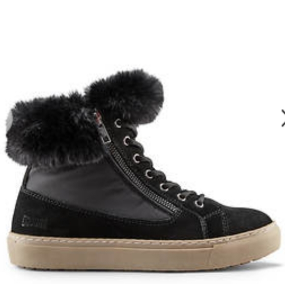 Cougar Dubliner Faux Fur Trim Waterproof Bootie Black -9 - Picture 2 of 7